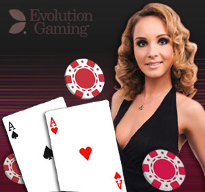 Evolution Live Casino - Three Card Poker